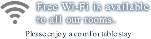 Free Wi-Fi is available to all our rooms.